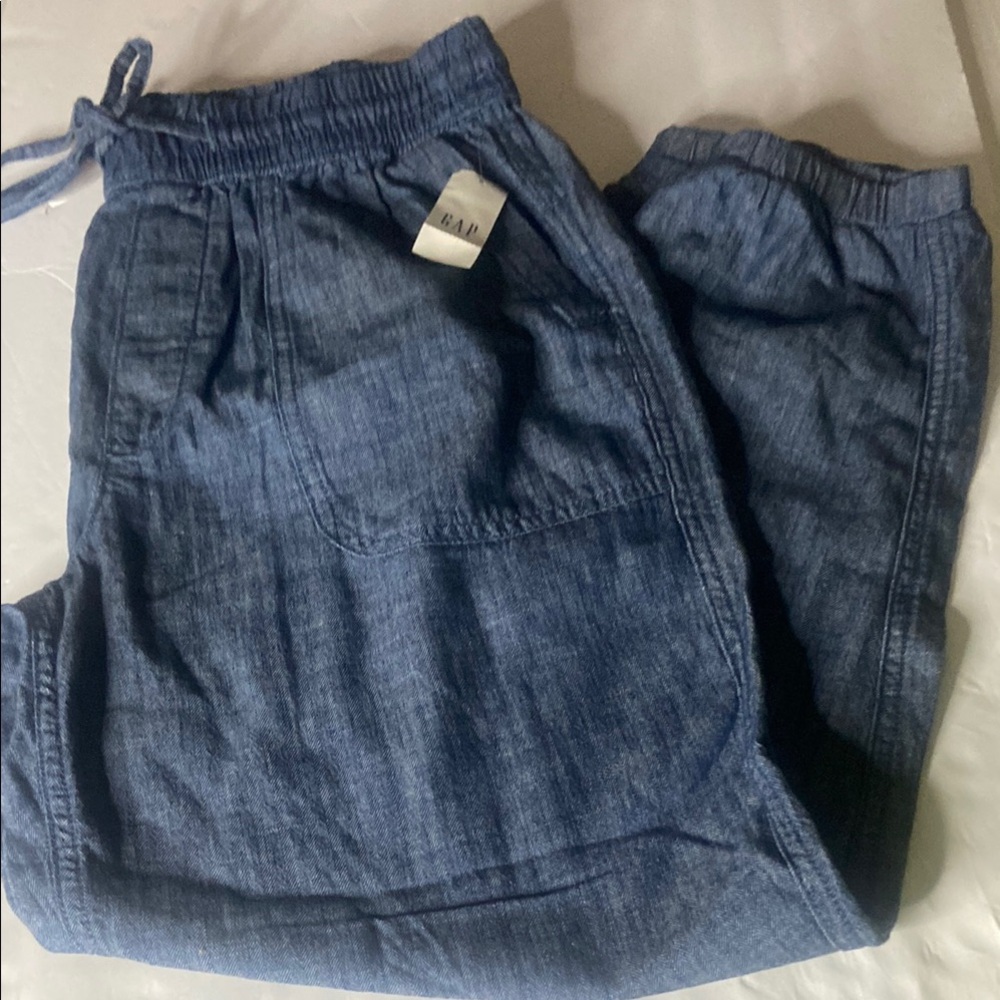 GAP Blue Denim Joggers